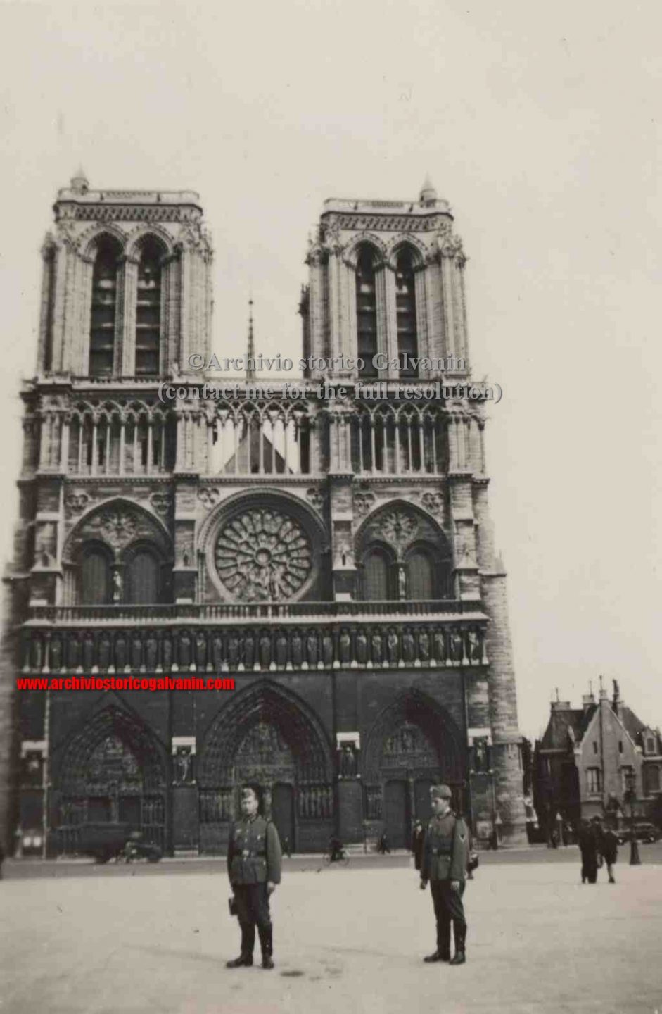 Notre Dame 1940, Notre Dame 1941, Notre Dame 1942, Notre Dame 1943, Notre Dame 1944, Notre Dame occupation, paris 1940